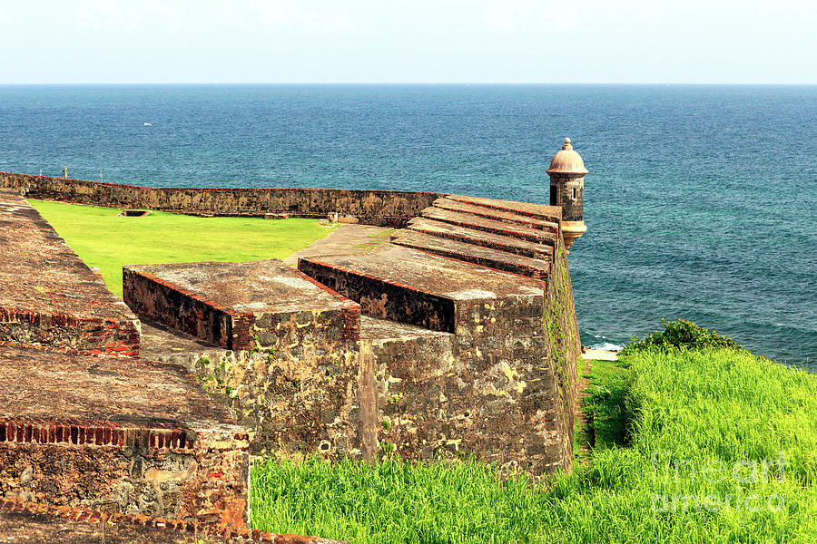 Castillo San Cristobal Lookout in San Juan Photograph by John Rizzuto