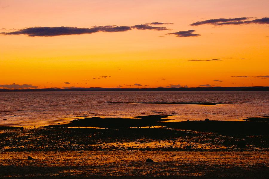 Castine Beach Sunset Photograph by Polly Castor