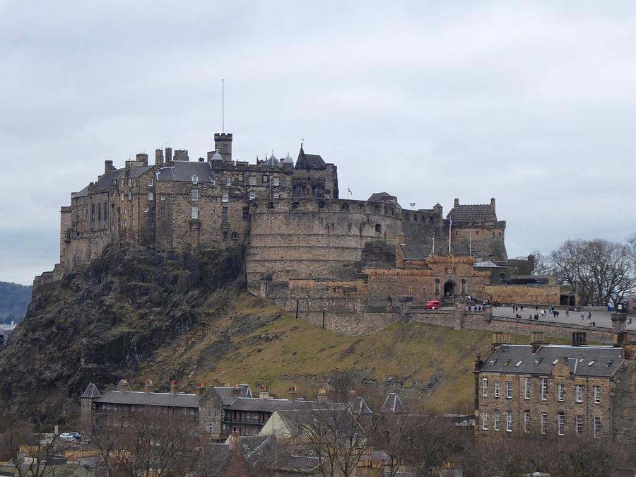 Castle at Edinburgh Photograph by Margaret Brooks