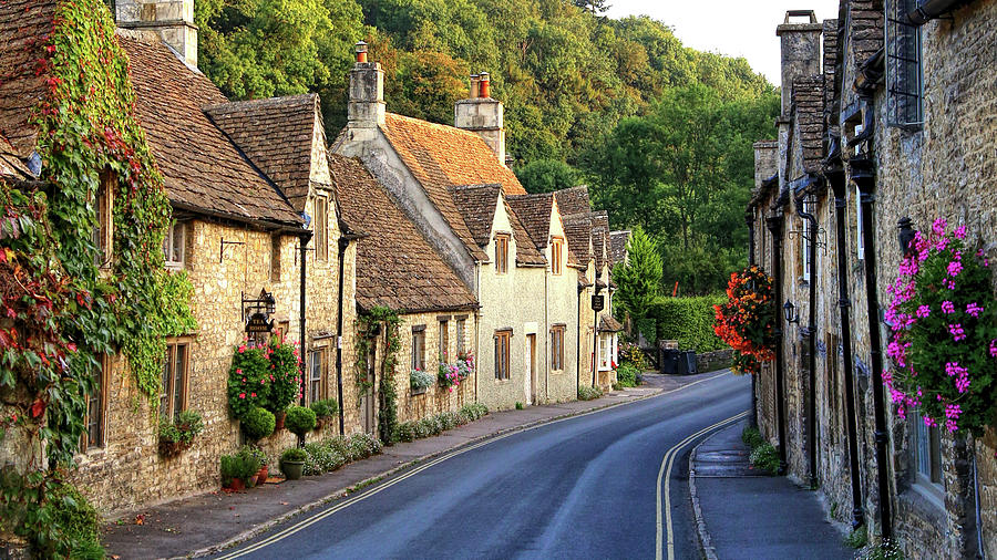 Castle Combe High Street Photograph by Michael Hope