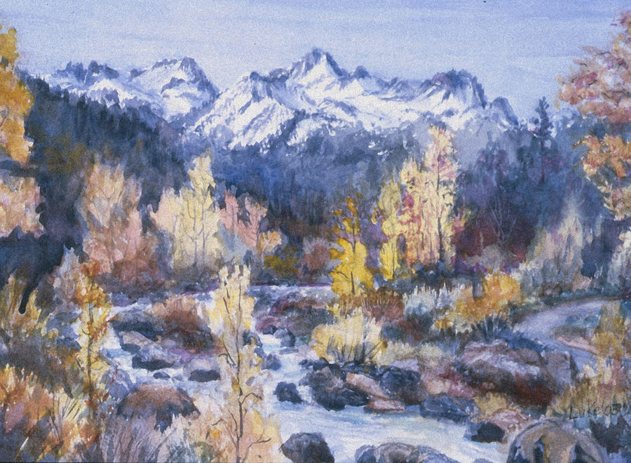 Fall Painting - Castle Creek Autumn by Howard Luke Lucas