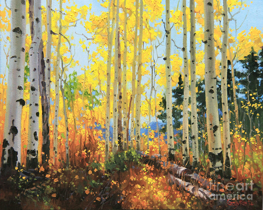 Nature Painting - Castle Creek Road by Gary Kim