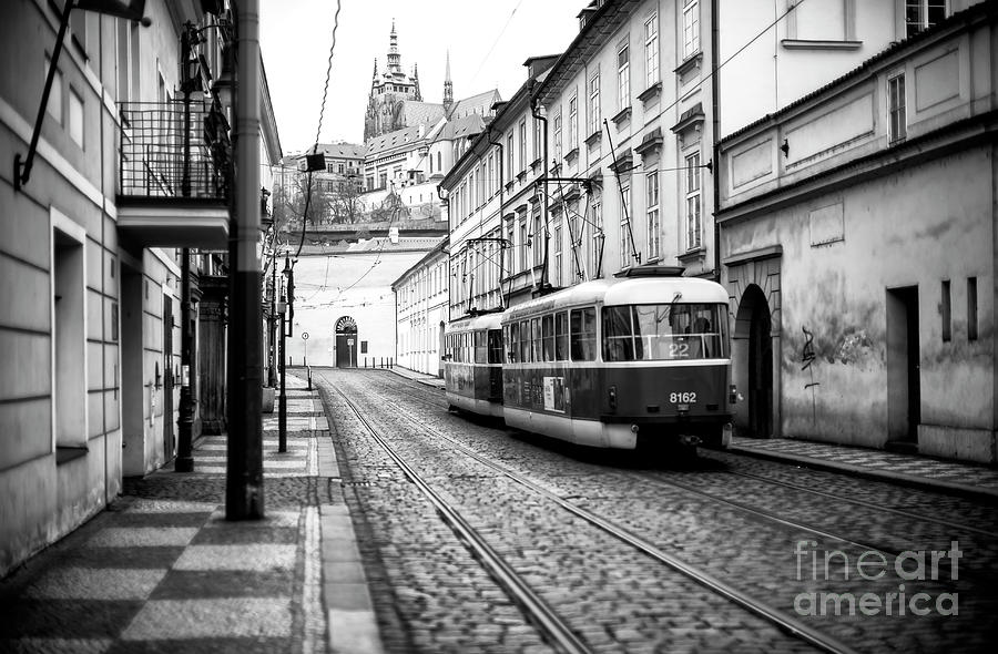 Prague Castle District Trolley Photograph by John Rizzuto