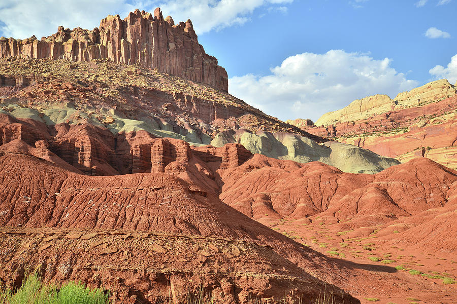 Capitol Reef National Park Photograph - Castle Dunes along Scenic Byway 24 by Ray Mathis