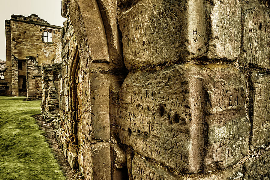 Castle Graffiti Photograph by Nick Bywater