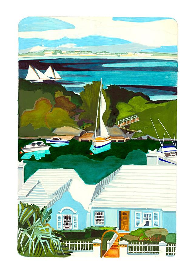 Castle Harbour - Bermuda Painting by Joan Cordell