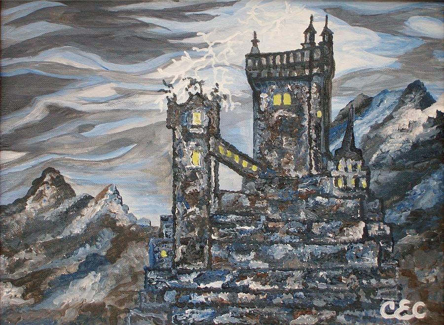 Castle Hbob Painting by Carolyn Cable