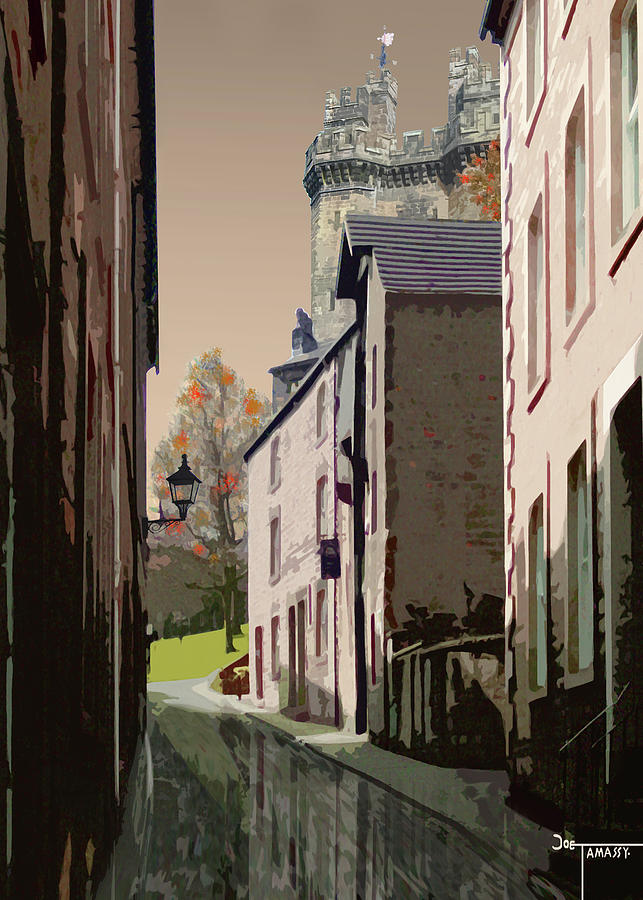Castle Hill Lancaster mini Digital Art by Joe Tamassy