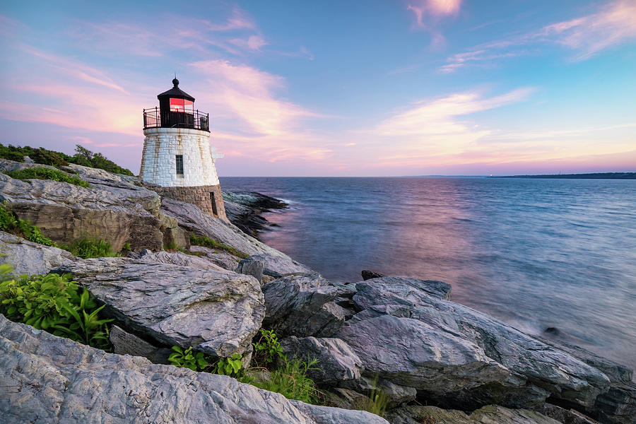 Castle Hill Light, Newport, Rhode Island Photograph by Dawna Moore Photography