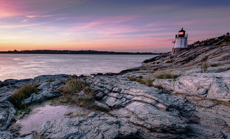 Castle Hill Lighthouse Photograph by Hershey Art Images