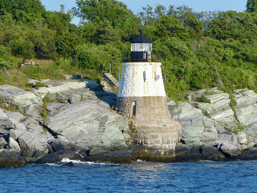 Castle Hill Lighthouse In Newport Ri Photograph