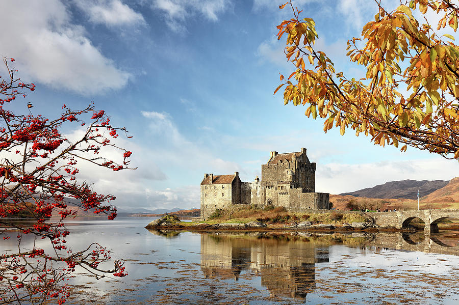 Castle in Autumn Photograph by Grant Glendinning