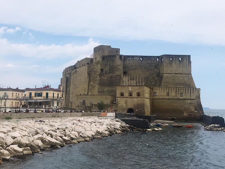 Castle In Naples Photograph by Max Rossi