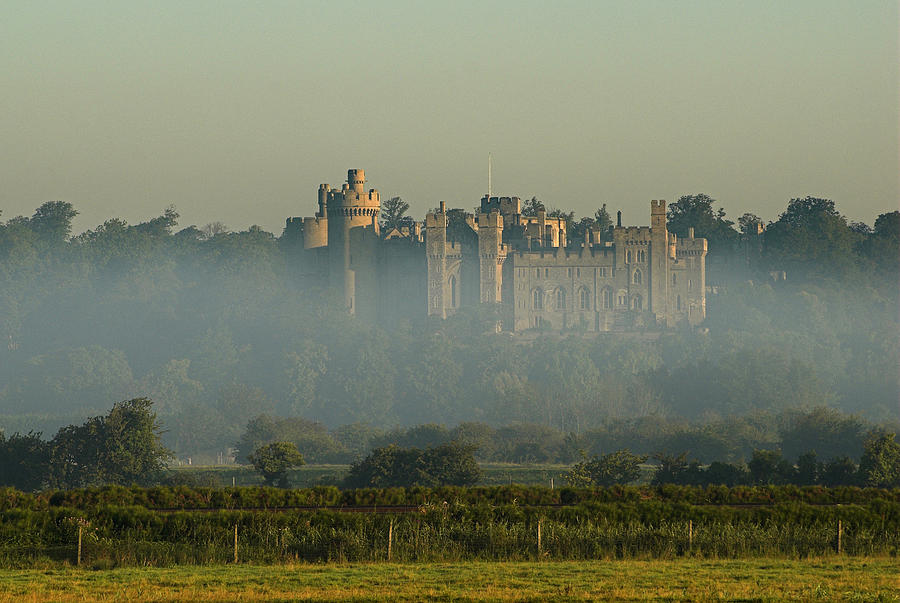 Castle in the mist Photograph by Hazy Apple
