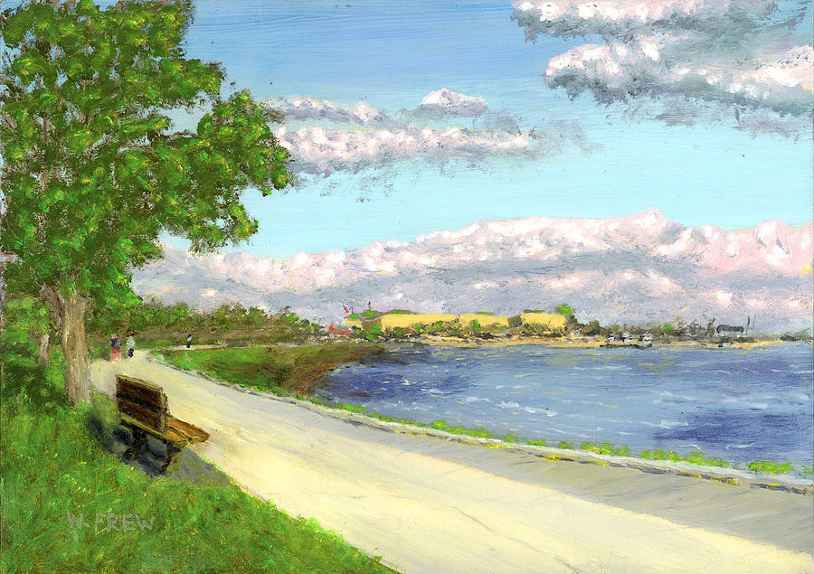 Castle Island - Summer Painting by William Frew