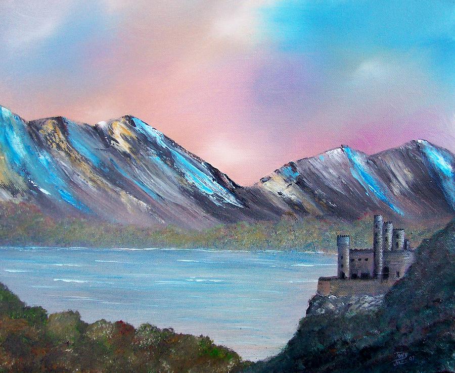 Castle Landscape Painting by Tony Rodriguez