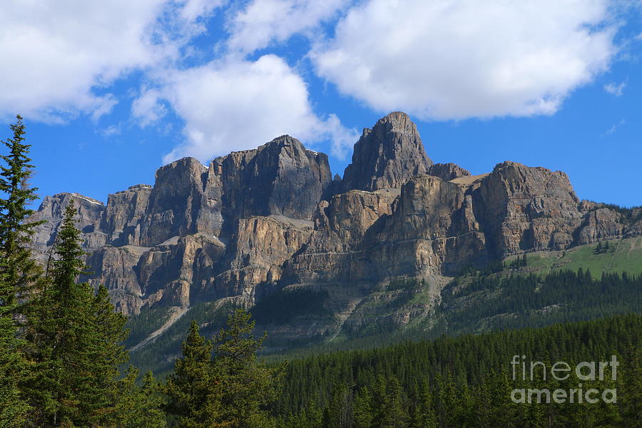 Castle Mountain Photograph by Christiane Schulze Art And Photography