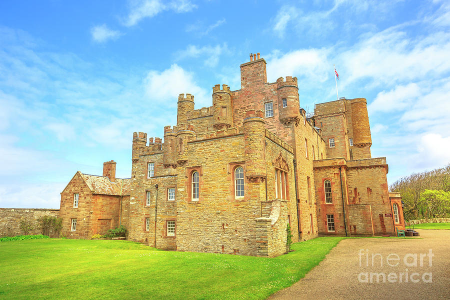 Castle of Mey forest Photograph by Benny Marty