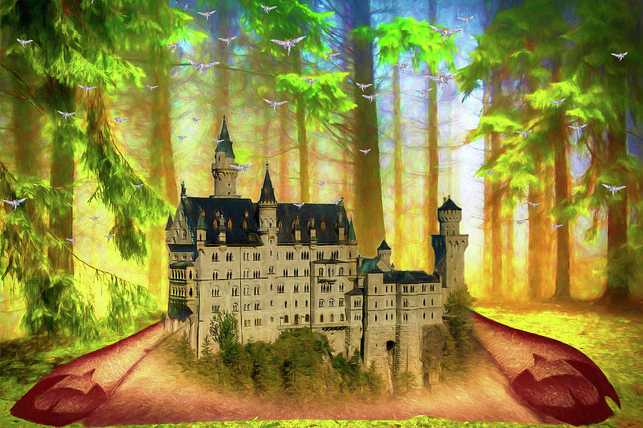 Castle of the Fairies Digital Art by John Haldane