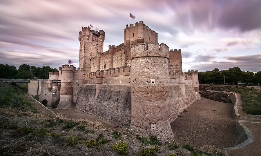 Castle of the La Mota Photograph by Hernan Bua