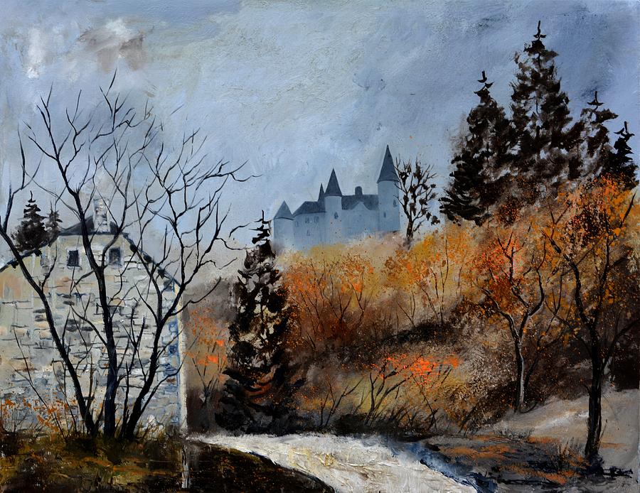 Architecture Painting - Castle of Veves  by Pol Ledent