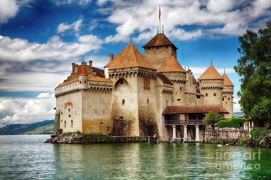 Castle On Lake Geneva II Photograph