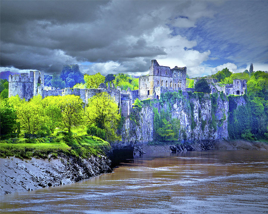 Castle On the River Wye Digital Art by Vicki Lea Eggen