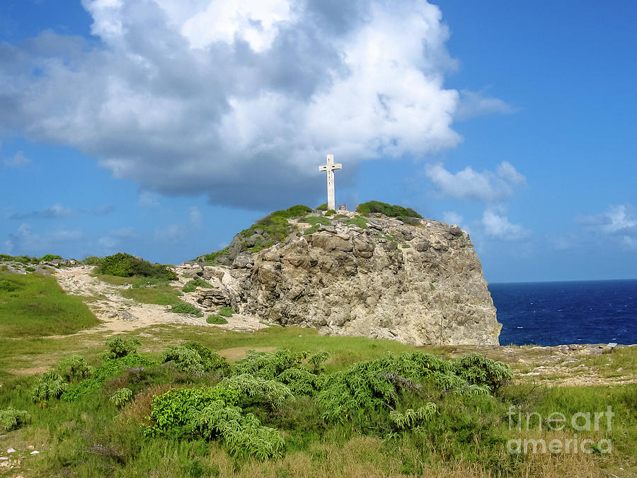 Castle Point Cross Guadeloupe Photograph by Benny Marty - Fine Art America