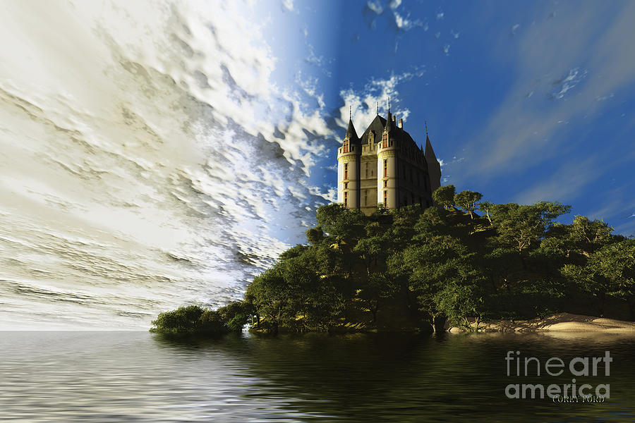 Castle Retreat Painting by Corey Ford