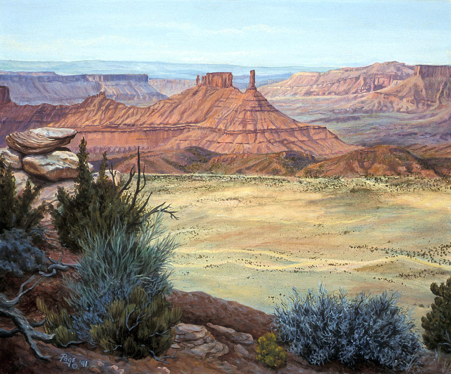 Castle Rock IV Painting by Page Holland