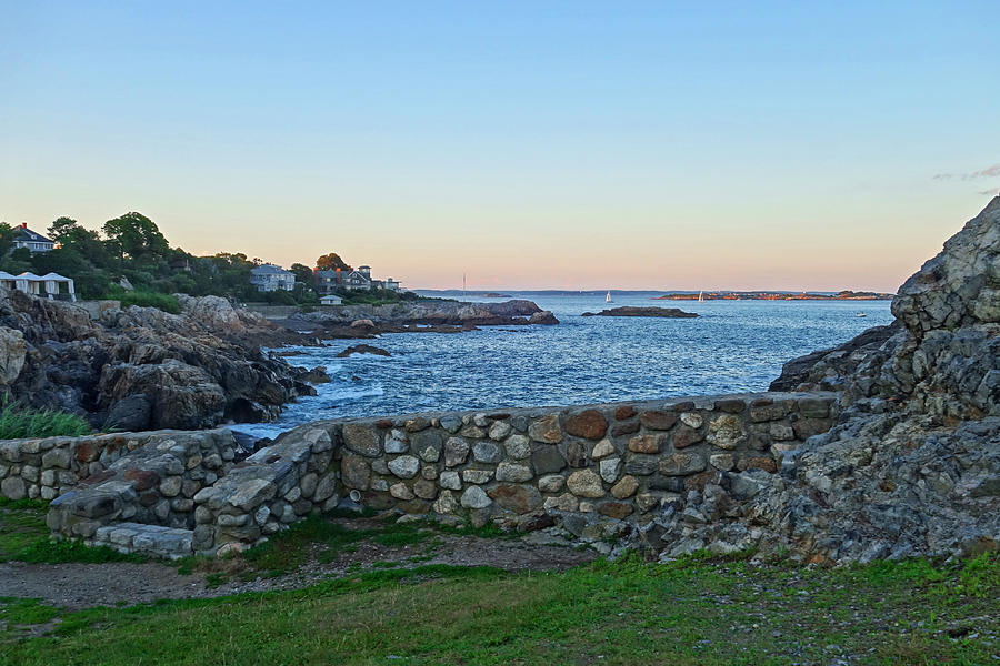 Castle Rock Sunset Stairway Marblehead MA Photograph by Toby McGuire