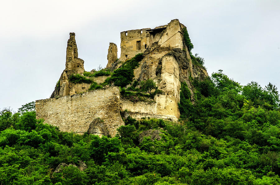 Castle Ruin Duernstein Photograph by Wolfgang Stocker