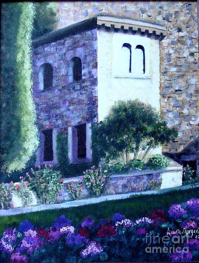 Castle Sestri Levante Painting by Laurie Morgan