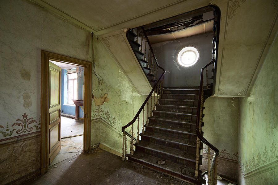 Castle stairs - abandoned building Photograph by Dirk Ercken - Fine Art ...