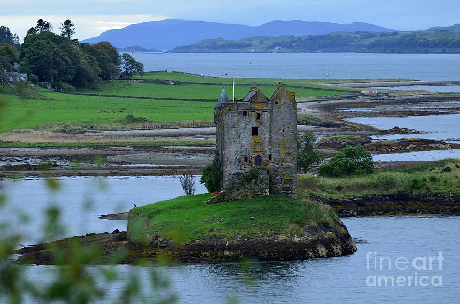 Castle Stalker Stone Ruins in Scotland Photograph by DejaVu Designs