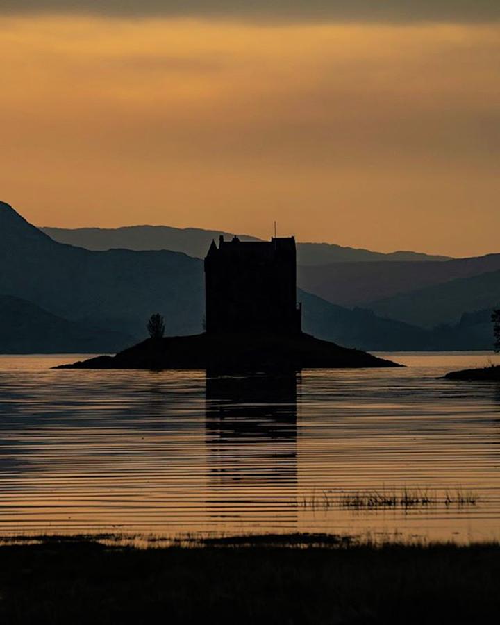 Castle Stalker, Tonight At Sunset Photograph by Eric Adams