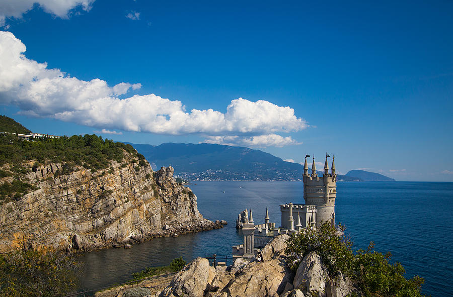 Castle Swallow Nest. Yalta. Crimea Photograph by Natalia Otrakovskaia