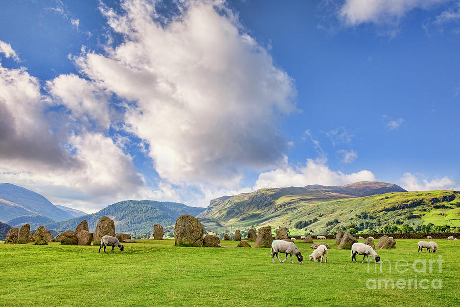 Landscape Photograph - Castlerigg Stone Circle by Colin and Linda McKie