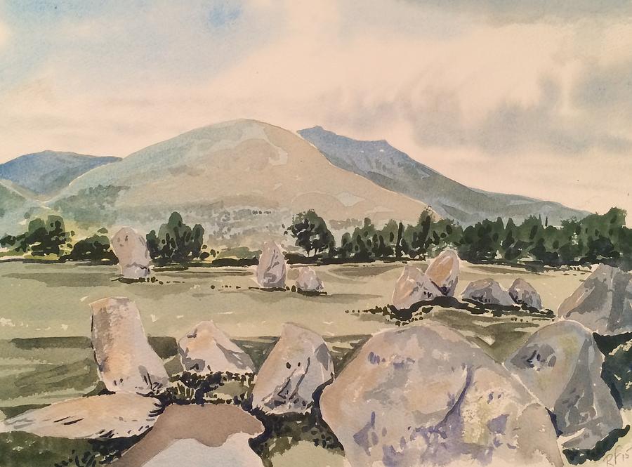 Castlerigg Stone Circle Painting by Robert Fugate