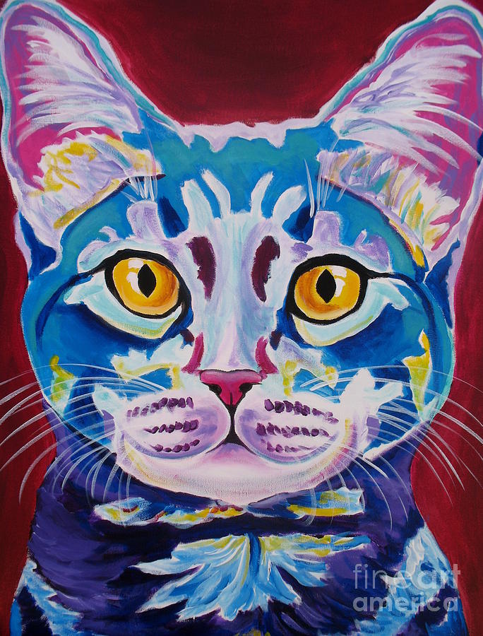 Cat Painting - Cat - Mystery Reboot by Dawg Painter