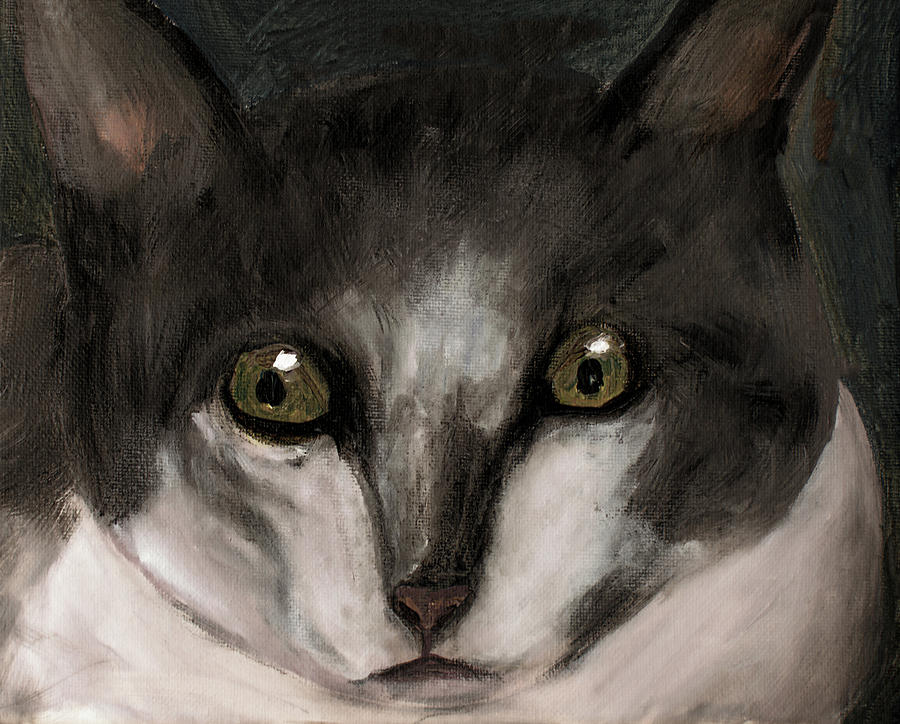 Cat 1 Painting by Ken Figurski