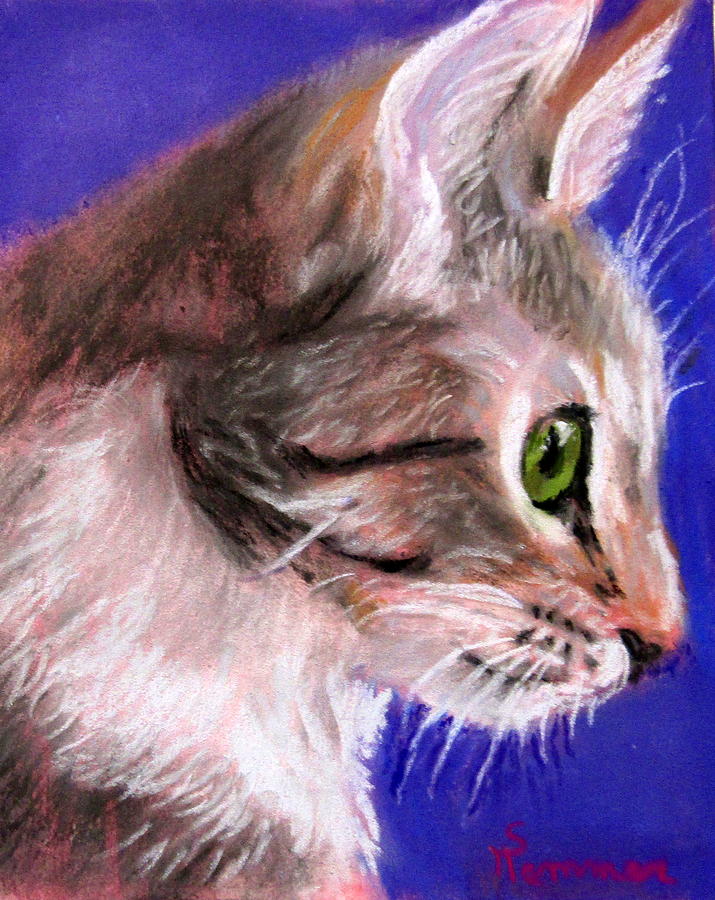 Cat-itude Inspiration, Roxie Pastel by Sandy Hemmer