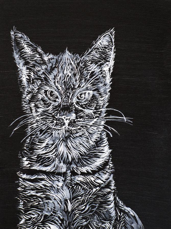 Cat Jim Painting by Fabrizio Cassetta