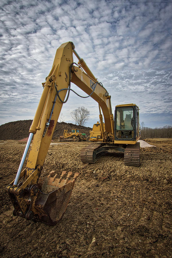 Transportation Photograph - Cat Machinery by Mike Burgquist