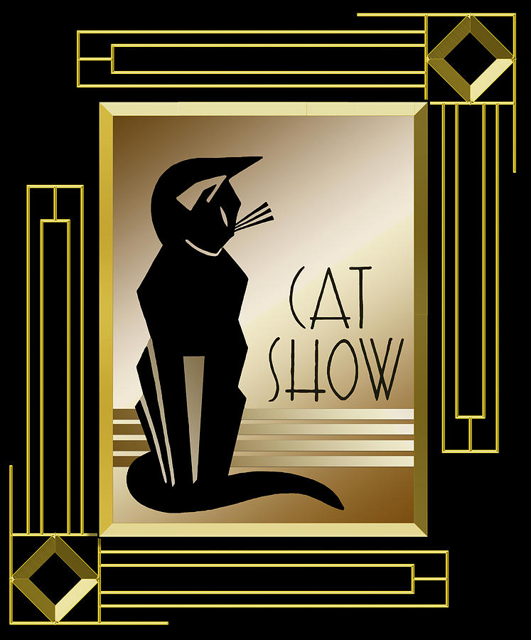 Cat Show - Frame 5 Digital Art by Chuck Staley