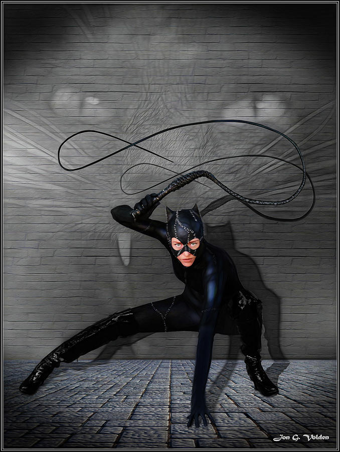 Cat Woman Unleashed Photograph by Jon Volden