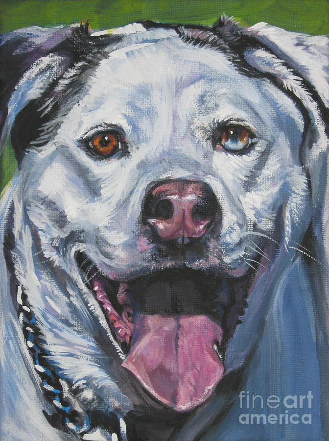 Catahoula Leopard Dog Painting by Lee Ann Shepard