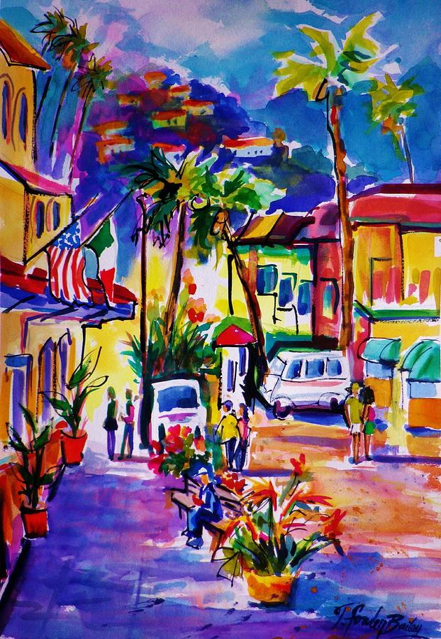 Catalina Painting - Catalina Island Colors by Therese Fowler-Bailey