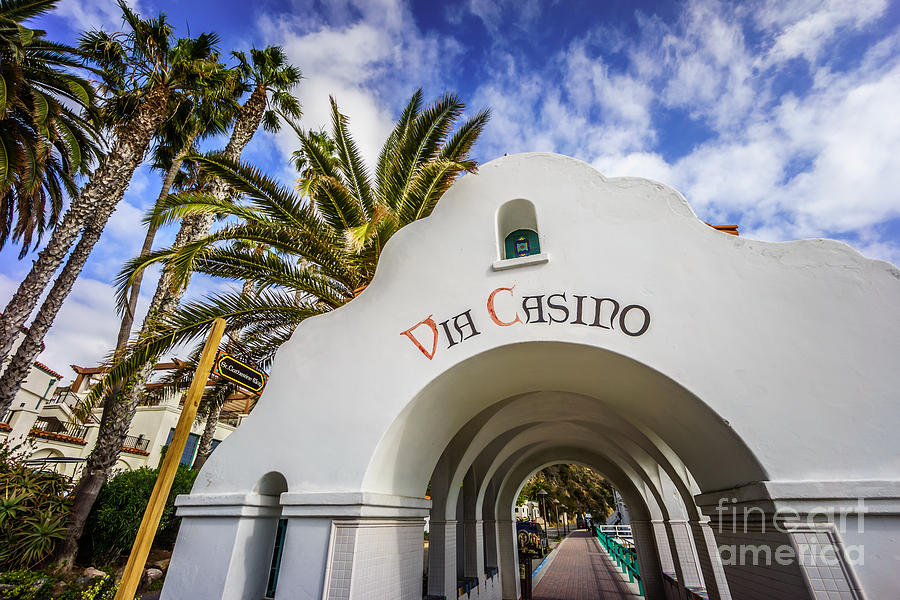 Catalina Island Via Casino Arch Photo Photograph by Paul Velgos