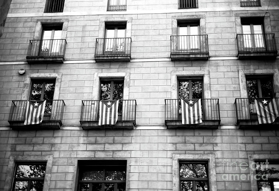 Catalonia Pride on La Rambla Barcelona Photograph by John Rizzuto